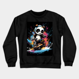 Skate Panda Crewneck Sweatshirt
